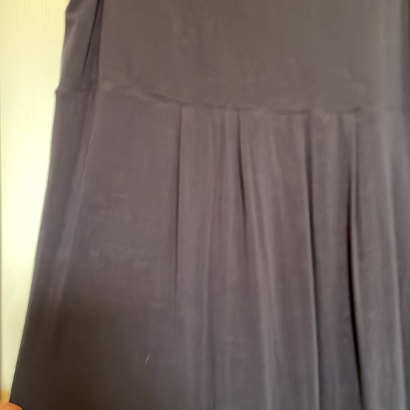 Women’s MP J.Jill maxi dress navy tank lightweight flowy side split on left calf - Picture 8 of 10